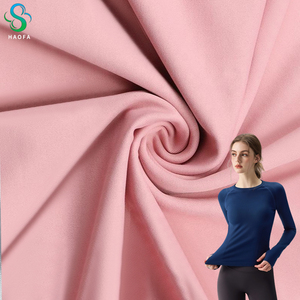 <span class=keywords><strong>Polyester</strong></span> bông giống như đàn hồi dệt kim vải 75% <span class=keywords><strong>Polyester</strong></span> 25% Spandex bốn chiều độ bền kéo hiệu suất thoáng khí thể thao Yoga vải - Product Image 1