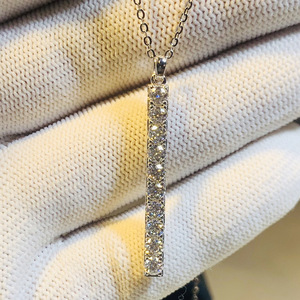 Collana Minimalista con Ciondolo a Barra per Donne, Stile da Ufficio, Catena per Clavicola, Gioielli alla Moda - Product Image 2