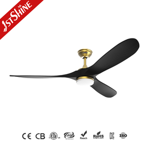 Ventilateur de plafond 1stshine de 60 pouces, qualité supérieure, haute performance, style luxueux, silencieux, avec éclairage LED - Product Image 1