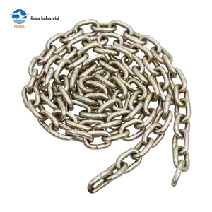 Cadena <span class=keywords><strong>de</strong></span> Eslabones DIN82056 Tipo Alemán, Cadena <span class=keywords><strong>de</strong></span> Acero al Carbono, Electrogalvanizada, Galvanizada en Caliente, para Cercas Agrícolas - Product Image 4