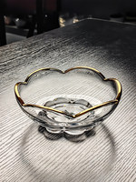Kristallen glazen ronde dessertkom & fruitplateau Luxe transparant elegant woondecoratie Hoogwaardig exquisiete compacte decoratie