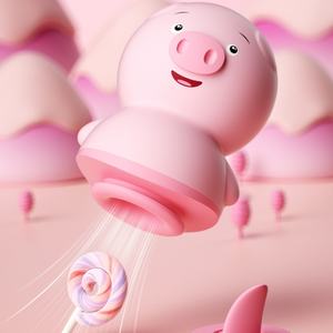 Vibrador de Clítoris con Forma de Cerdito, Estimulador de Pezones, Orgasmo Rápido, Juguetes Sexuales para Mujeres, Erótico para Chicas - Product Image 2