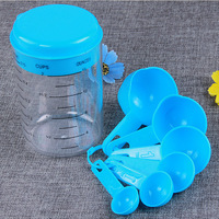 Ensemble de 7 ustensiles de pâtisserie professionnels pour gâteaux : cuillères et tasses de qualité alimentaire – Outils et accessoires pour la cuisson des gâteaux