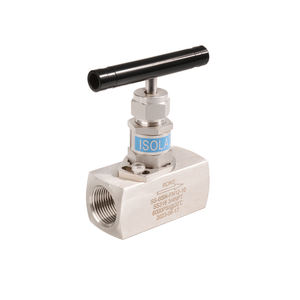 Vanne à pointeau de gaz haute pression à filetage femelle en acier inoxydable 10000psi - Product Image 1