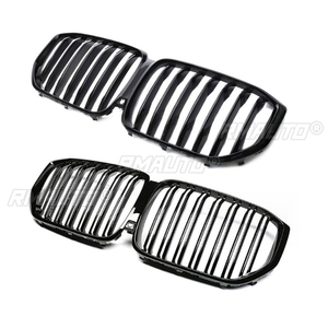 Calandre avant noire brillante pour BMW X5 G05 2019 2020 2021 2022, calandre de course, style automobile - Product Image 2