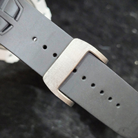 Montre mécanique squelette en céramique blanche de luxe personnalisée, toute nouvelle, ultra-fine, élégante, automatique pour homme, 11-03