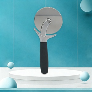 Rotella Tagliapizza Ergonomica Antiscivolo in Acciaio Inossidabile, Affettatrice Professionale per Cucina e <span class=keywords><strong>Pizzeria</strong></span> Commerciale - Product Image 6