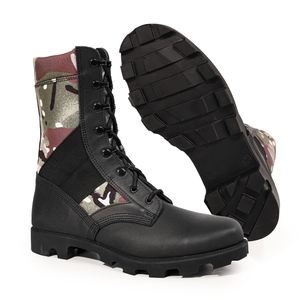 Bottes de camouflage jungle, bottes tactiques, Panama, chaussures en caoutchouc moulé solide, livraison d'usine - Product Image 1