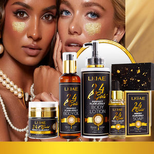 Oem הלבנה טיפול סט 24 קראט זהב פפפאיה ויטמין c ג לחות העור החלקה מתנה להגדיר עבור עור שחור - Product Image 6