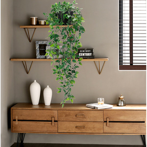 Guirlande artificielle d'eucalyptus Enyi 55cm 65cm pour décoration intérieure et extérieure, plante verte murale - Product Image 2