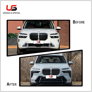 Uso para <span class=keywords><strong>BMW</strong></span> X5 G05(2019-2021), actualización a <span class=keywords><strong>X7M</strong></span> 2022 (+), kit de carrocería, parrilla trasera, faros delanteros, parachoques trasero, parachoques delantero - Product Image 3