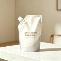 Pochette souple personnalisée pour assouplissant textile et savon liquide, 800ml 1L 2L 3L, étanche à l'humidité, imprimée en héliogravure, avec bec verseur