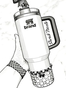 Vente en gros du célèbre gobelet H2.0 pour Stanley avec poignée, 40 oz, en acier inoxydable à double paroi, avec paille, pour l'extérieur - Product Image 1