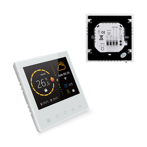 Beca BHT-2003 thermostat de chauffage par le sol intelligent écran TFT 3.5 pouces 5 + 1 + 1 programmation hebdomadaire 7 jours télécommande via 220V - Product Image 1