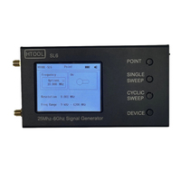 HTOOL SL6 9kHz-GHz RF sumber sinyal MAX2871 multifungsi Generator penganalisa spektrum gelombang sinus frekuensi tinggi/rendah 1 tahun