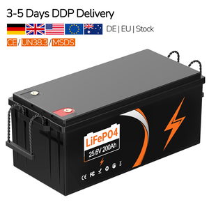 แบตเตอรี่ลิเธียมไอรอนฟอสเฟต OEM 12V 24V 48V 100Ah 200Ah 300Ah LifePO4 แบตเตอรี่แบบ Deep Cycle ชาร์จได้ ไม่ต้องบำรุงรักษา - Product Image 1