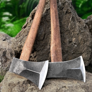 Hache de bûcheron personnalisable en acier à haute teneur en carbone forgé, manche multi-axes, bricolage, <span class=keywords><strong>pour</strong></span> couper du <span class=keywords><strong>bois</strong></span>, couper des arbres à la ferme - Product Image 2