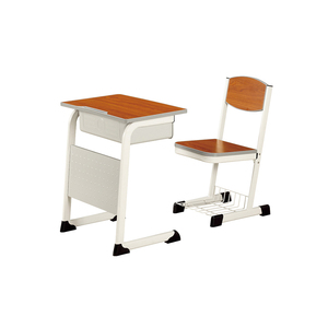 Nouveau modèle de chaise et de bureau pour étudiant primaire prix d'usine bon marché chaise d'étudiant confortable ensemble d'étude en métal pour enfants - Product Image 4