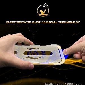 Magazzino Anti-Shock privo di polvere 3D pellicola temperata per <span class=keywords><strong>iPhone</strong></span> 16/15pro seconda scatola di rimozione della polvere Anti-Peep - Product Image 2