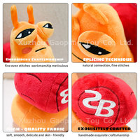 Créateur de jouets en peluche, personnage d'escargot personnalisé, peluche sûre pour les enfants, escargot kawaii, animaux en peluche doux, jouet d'anime