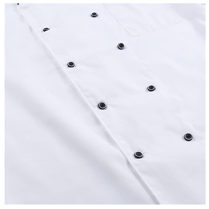 Wholesale Unisex Short Sleeve Chef Jacket with Chef Uniform for Restaurant