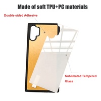 Tpu Blanks 2d verre trempé Sublimation coque de téléphone charge sans fil pour iphone 14 pour samsung note10 pro S23