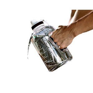 Gradient Plastic Water Bottle 2.2L Large Capacity With Handle For Outdoor Sports Fitness - Product Image 5