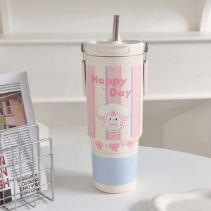 Gobelet isotherme portable en acier inoxydable avec poignée, imprimé animaux mignons, personnalisable avec logo, idéal pour les cadeaux de fin d'année – Fournisseur Fabricant - Product Image 4