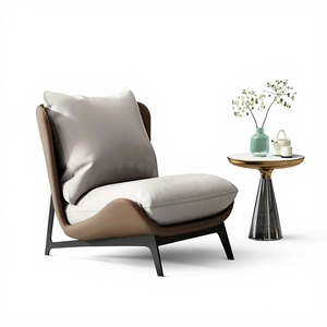 <span class=keywords><strong>Canapé</strong></span> inclinable individuel sans accoudoirs en cuir PU de style nordique moderne de luxe avec repose-pieds pour utilisation en centre commercial - Meubles confortables pour la maison - Product Image 1