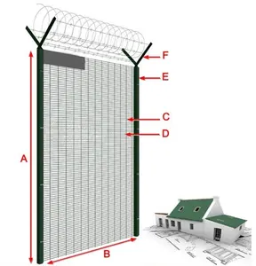 Высококачественные недорогие переработанные 6 футов 8 футов 1,58 кг/м 2,04 кг/м postico para Cercas Y Bar стальной забор/Звездные пикеты