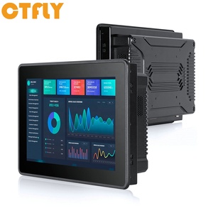 IP65 không thấm nước nhôm 10.4 15 21.5 27 inch Bảng điều chỉnh PC Wall Mount 1080P HD điện trở/cảm ứng điện dung màn hình công nghiệp màn hình - Product Image 1