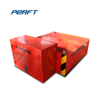 Chariot de transfert électrique à contact coulissant, personnalisé, capacité 1-300T, chariot à plateau robuste sur rail pour la manutention industrielle