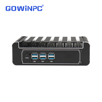 PC Industri Mini ITX Tanpa Kipas dengan Intel Core i58250U Output HDMI Ganda 4K untuk Otomasi dan Sistem Kontrol Tertanam