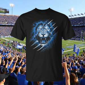 เสื้อยืดแฟนคลับโรงเรียนบลูไลออน แขนสั้น คอกลม พิมพ์ลายดิจิทัล เสื้อผ้าส่งเสริมการขาย ไซส์ผู้ใหญ่ - Product Image 2