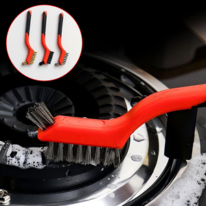 Brosse de nettoyage de drain portable traditionnelle <span class=keywords><strong>à</strong></span> manche en PP et fil plaqué cuivre pour cuisine, maison et <span class=keywords><strong>voiture</strong></span> (unité individuelle) - Product Image 4