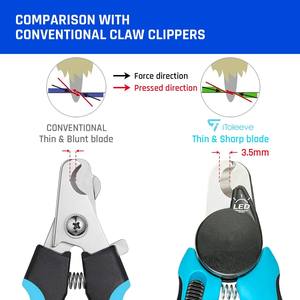 Cortador de unhas para animais de estimação led, para iluminar a florescência em unhas e garras, proteção de segurança para cães e gatos - Product Image 4