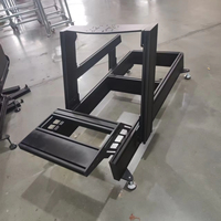 Cockpit de course Sim en alliage d'aluminium 40160 Elite de haute qualité nouveau style avec plate-forme de simulation de finition anodisée à surface lisse