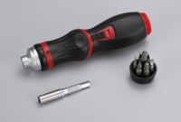 Penjualan Terbaik 1/4 Mega Pro Dr guna ganda Bar geser Ratchet obeng tangan alat untuk ekspor