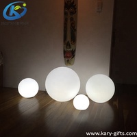Boule LED flottante pour piscine Décoration de jardin extérieure Boule lumineuse LED