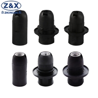 Support de lampe Offre Spéciale thermoplastique VDE E14 douille de lampe à vis edison type fil encliquetable