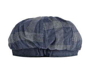 Boina Octogonal Estilo Británico de Pana de 8 Paneles para Primavera, Otoño e Invierno, Gorra Newsboy Literaria Juvenil para Hombres y Mujeres, Moda y Vestir - Product Image 3