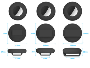 2025 Hot Sale <b>Silicone</b> <b>Rubber</b> Air Tag Dog Collar Holder GPS Tracking Cover for Dogs and Cats - Product Image 2