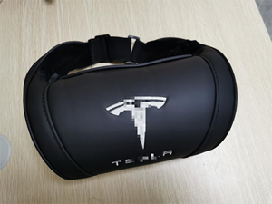 Accesorios <span class=keywords><strong>para</strong></span> Tesla Modelo 3 S X <span class=keywords><strong>coche</strong></span> memoria algodón <span class=keywords><strong>reposacabezas</strong></span> cuello almohada PU cuero cabeza soporte cojín uso exclusivo <span class=keywords><strong>reposacabezas</strong></span> - Product Image 5