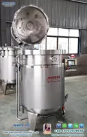 Industriële Soep Ketel/Rvs Soeppan/Bone Bouillon Koken Verwerking Lijn