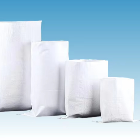 New Material White PP Woven Bag Moisture Proof Recyclable Rice Flour Feed Packing Bags 25kg 50kg