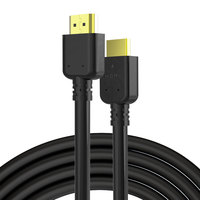 Câble HDMI 4K ultra-fin OD 4,8 mm en gros, 18 Gbit/s, haute vitesse, mince, 4K60Hz, 3D, 8 canaux audio, cordon vidéo en PVC moulé pour TV