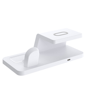 Lampe de bureau 15W avec support magnétique Réveil à la mode Chargeur <span class=keywords><strong>électrique</strong></span> <span class=keywords><strong>sans</strong></span> fil pour téléphones mobiles Montres intelligentes Écouteurs Port Type-C - Product Image 5