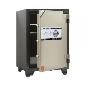 Coffre-fort électronique intelligent en acier de haute sécurité HS-87C avec serrure à clé et serrure numérique vietnamienne disponible à la vente - Product Image 6