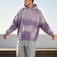 Hoodie Heavyweight Washed Drop Shoulder Retro Pullover street wear hoodie Promosi
