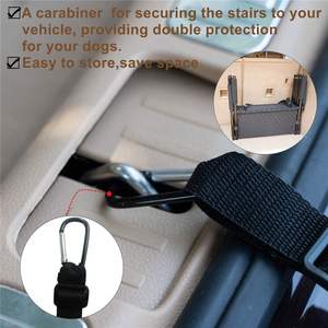4 ขั้นตอนพับ<span class=keywords><strong>บันได</strong></span>สัตว์เลี้ยงแบบพกพาน้ําหนักเบาอัตโนมัติขนาดใหญ่สุนัข Cat <span class=keywords><strong>บันได</strong></span>สําหรับรถยนต์รถบรรทุก SUVs Cargo โซฟาเตียงสูง - Product Image 3